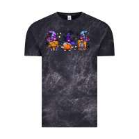 Cloud Black witch gnomes Halloween Vintage Tee - BundleAndBundleShop