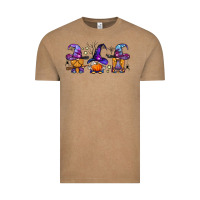 Vintage Coffee witch gnomes Halloween Vintage Tee - BundleAndBundleShop