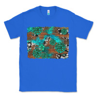 True Royal gemstone wood and cowhide background Classic Tee - Artiststas