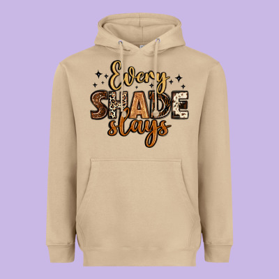 Every Shade Slays Heavyweight Hoodie Designed By Lillyallendesigns