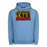 Pigment Pebble Blue juneteenth 1865 Urban Hoodie - CowGirlArtShop