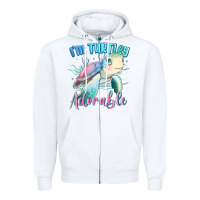White im turtley adorable turtle Zipper Hoodie - MaliasSmallBusiness