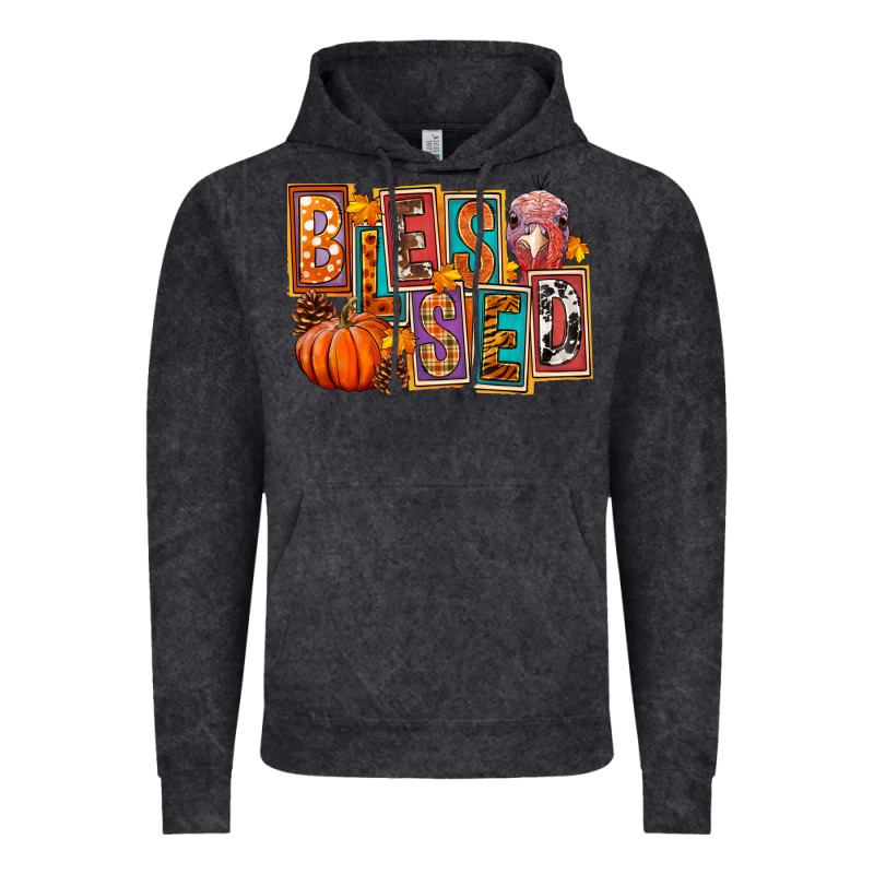 Blessed Thanksgiving Vintage Hoodie by FaDigitalArtStudio | Teevron