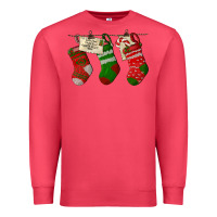 Cardinal Christmas Socks With Santa Letter Premium Sweatshirt - LillyAllenDesigns