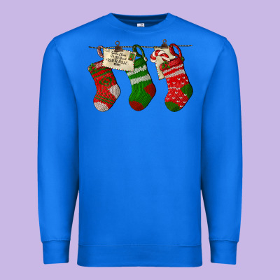 Christmas Socks With Santa Letter Premium Sweatshirt Designed By Lillyallendesigns