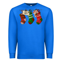 True Royal Christmas Socks With Santa Letter Premium Sweatshirt - LillyAllenDesigns