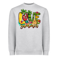 Heather Grey love summer Heavyweight Sweatshirt - Jasminsmagicworld