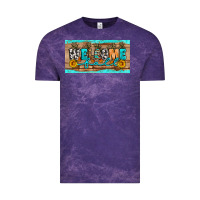 Cloud Purple Welcome Fall Vintage Tee - Artiststas