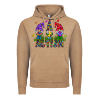 Vintage Coffee autism Gnome Vintage Hoodie - CowhideDigitalArt