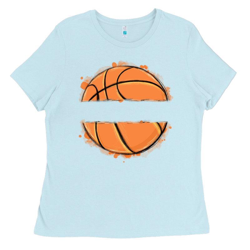 Custom Basketball Ladies Tee by MaliasSmallBusiness | Teevron