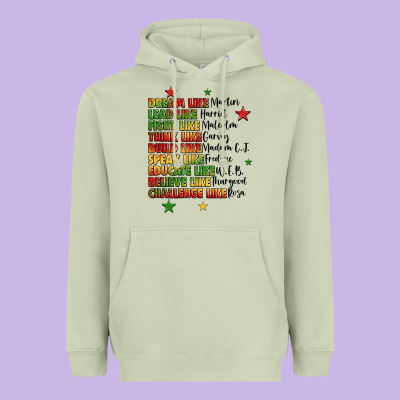 Inspiring Black Leaders Juneteenth Heavyweight Hoodie Designed By Lillyallendesigns