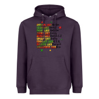 Plum inspiring black leaders juneteenth Heavyweight Hoodie - LillyAllenDesigns