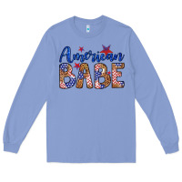 Colony Blue american babe Long Sleeve Tee - LillyAllenDesigns