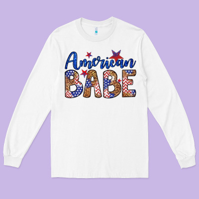 American Babe Long Sleeve Tee Designed By Lillyallendesigns