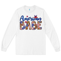 White american babe Long Sleeve Tee - LillyAllenDesigns