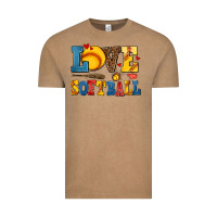 Vintage Coffee love softball Vintage Tee - AdoDesignShop