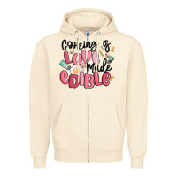 Sandshell cooking is love made edible Zipper Hoodie - MaliasSmallBusiness