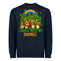 Navy hangin with my gnomes with rainbow Heavyweight Sweatshirt - AdoDesignShop
