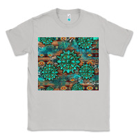 Moon Dust gemstone turquoises aztec leopard cowhide Classic Tee - Artiststas