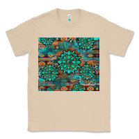 Mushroom gemstone turquoises aztec leopard cowhide Classic Tee - Artiststas