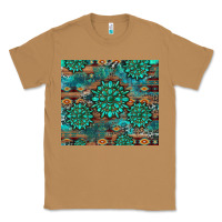 Toasted Coconut gemstone turquoises aztec leopard cowhide Classic Tee - Artiststas