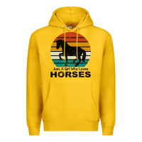 Lemon Just A Girl Who Loves Horses Premium Hoodie - Bettercallsaul