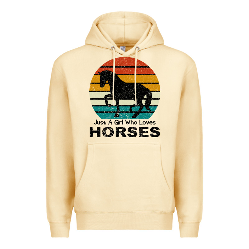 Just A Girl Who Loves Horses Premium Hoodie by Bettercallsaul | Teevron