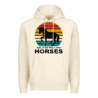 Sandshell Just A Girl Who Loves Horses Premium Hoodie - Bettercallsaul