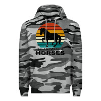 Slate Camo Just A Girl Who Loves Horses Premium Hoodie - Bettercallsaul