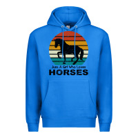 True Royal Just A Girl Who Loves Horses Premium Hoodie - Bettercallsaul