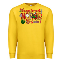 Lemon Registered Nurse Christmas Premium Sweatshirt - LillyAllenDesigns