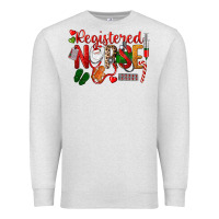 Oatmeal Heather Registered Nurse Christmas Premium Sweatshirt - LillyAllenDesigns