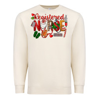 Sandshell Registered Nurse Christmas Premium Sweatshirt - LillyAllenDesigns