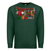 Sports Green Registered Nurse Christmas Premium Sweatshirt - LillyAllenDesigns