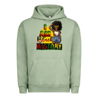 Pigment Oil Green i am black history juneteenth Urban Hoodie - CowGirlArtShop