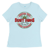Baby Blue Christmas swiftmas Ladies Tee - MaliasSmallBusiness