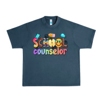 Midnight Navy school counselor Urban Heavy Tee - AdoDesignShop