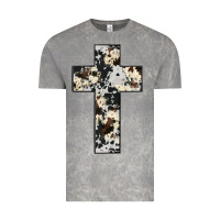 Cloud Rock cowhide cross Vintage Tee - JahusDesignShop