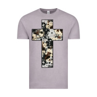 Vintage Zinc cowhide cross Vintage Tee - JahusDesignShop