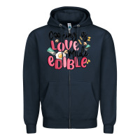 Navy cooking is love made edible Zipper Hoodie - MaliasSmallBusiness