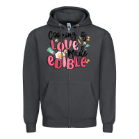 Smoke cooking is love made edible Zipper Hoodie - MaliasSmallBusiness