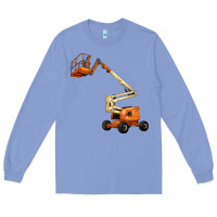 Colony Blue Boom Lift Long Sleeve Tee - LillyAllenDesigns