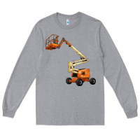 Heather Grey Boom Lift Long Sleeve Tee - LillyAllenDesigns