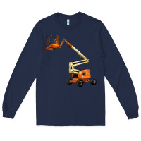 Navy Boom Lift Long Sleeve Tee - LillyAllenDesigns