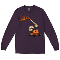 Plum Boom Lift Long Sleeve Tee - LillyAllenDesigns