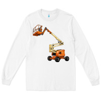 White Boom Lift Long Sleeve Tee - LillyAllenDesigns