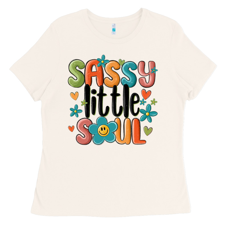 Sassy Little Soul Smiley Ladies Tee by MaliasSmallBusiness | Teevron
