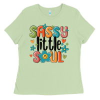 Matcha sassy little soul smiley Ladies Tee - MaliasSmallBusiness