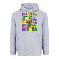 Heather Grey throw me something mister louisiana mardi gras Heavyweight Hoodie - LillyAllenDesigns