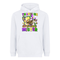 White throw me something mister louisiana mardi gras Heavyweight Hoodie - LillyAllenDesigns